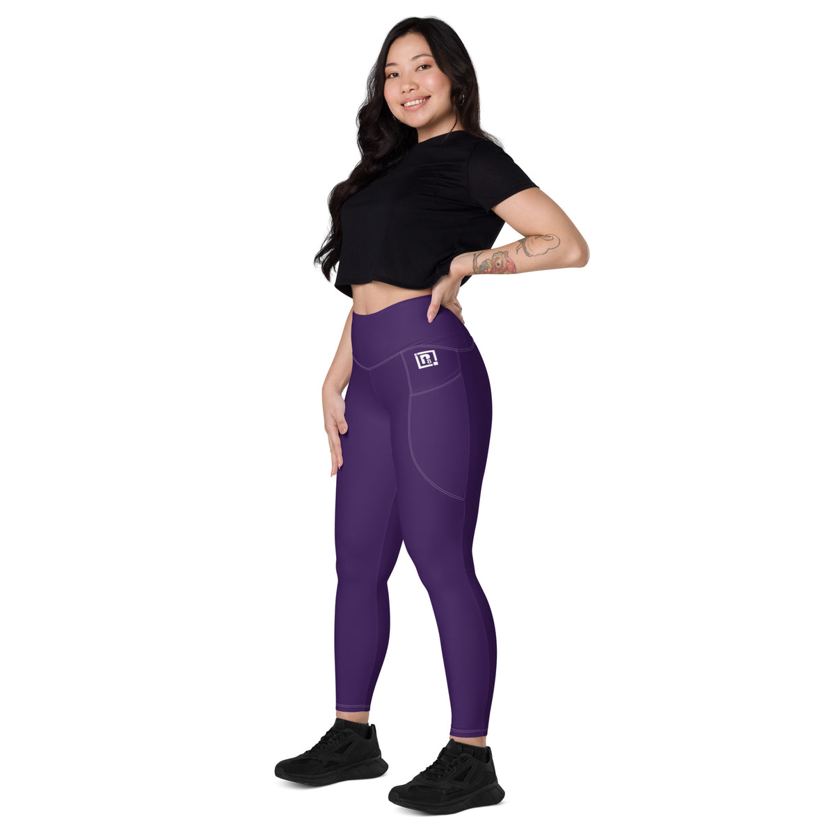 Women’s Purple Pocket Leggings