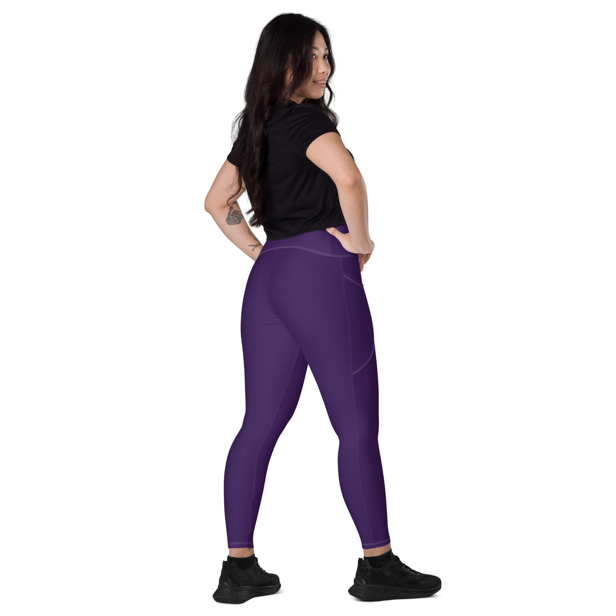 Women’s Purple Pocket Leggings