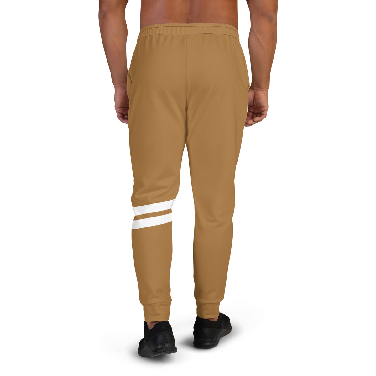 Men’s Brown Striped Joggers