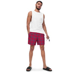 Men’s Red Plaid Lounge Shorts – Classic, Comfortable & Stylish