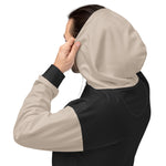 Men's Cleveland All-Over Print Recycled Unisex Hoodie - Beige & Black