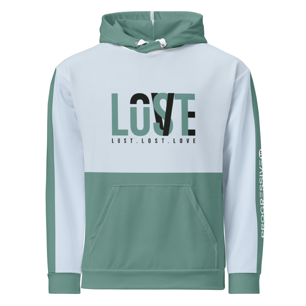 Women’s "Lust. Lost. Love" Colorblock Hoodie
