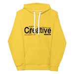 Women’s Yellow "Creative" Graphic Hoodie