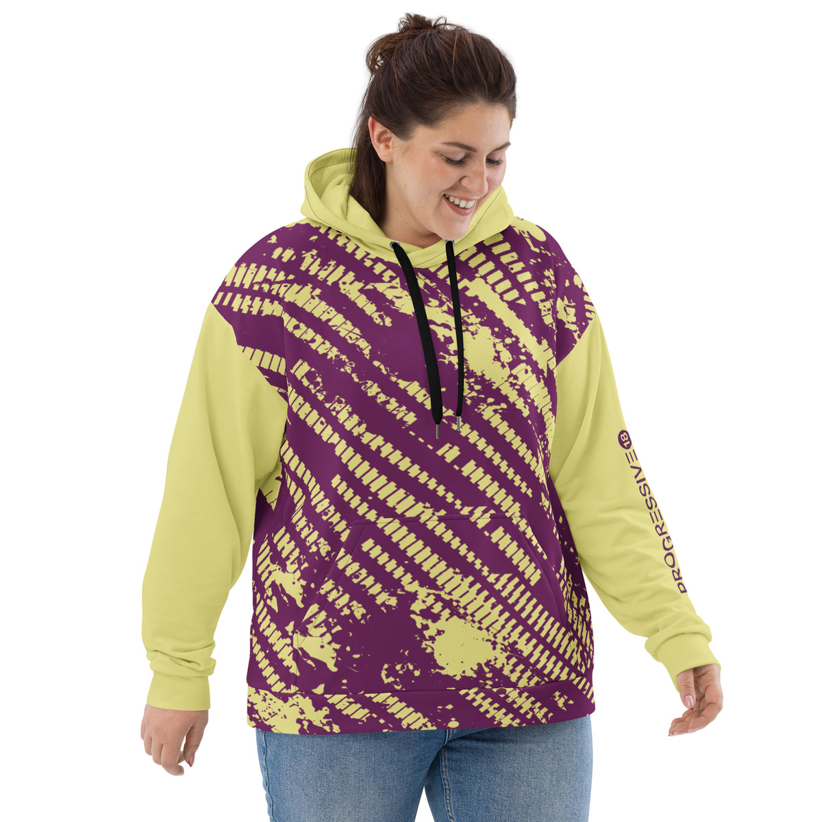Women’s Abstract Print Hoodie