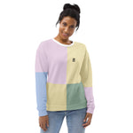Women's Pastel Color Block Sweatshirt