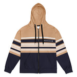 Women’s Striped Zip-Up Hoodie