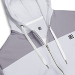 Women’s Monochrome Colorblock Zip-Up Hoodie