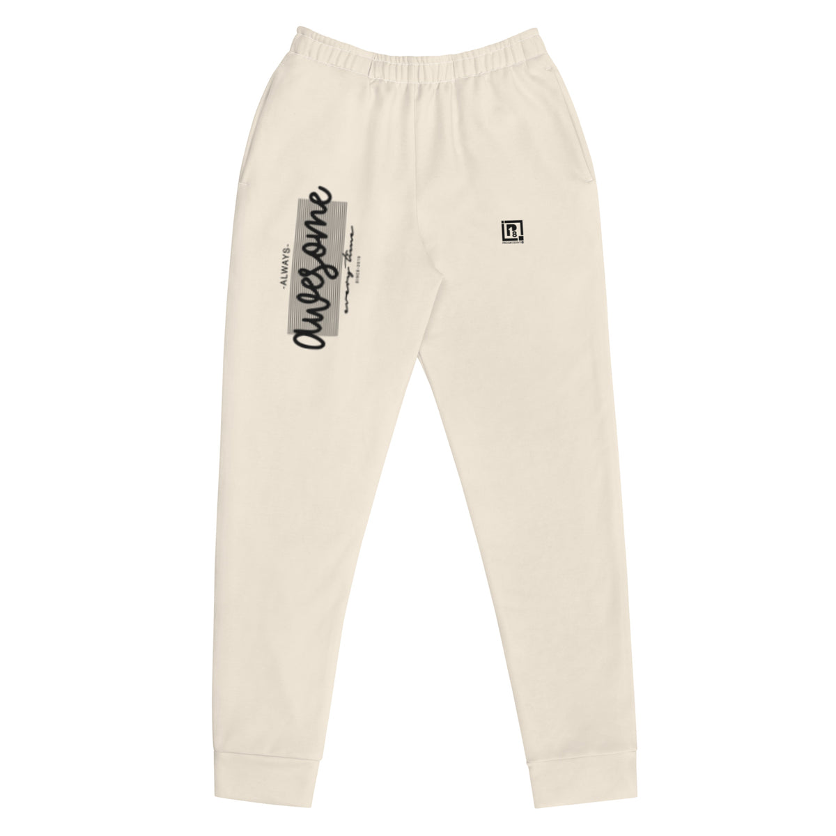 Women’s White Motivational Joggers