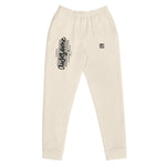 Women’s White Motivational Joggers