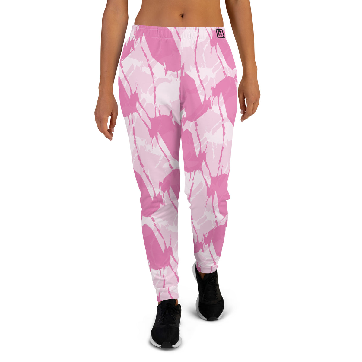 Women’s Pink Splash Print Joggers