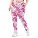 Women’s Pink Splash Print Joggers