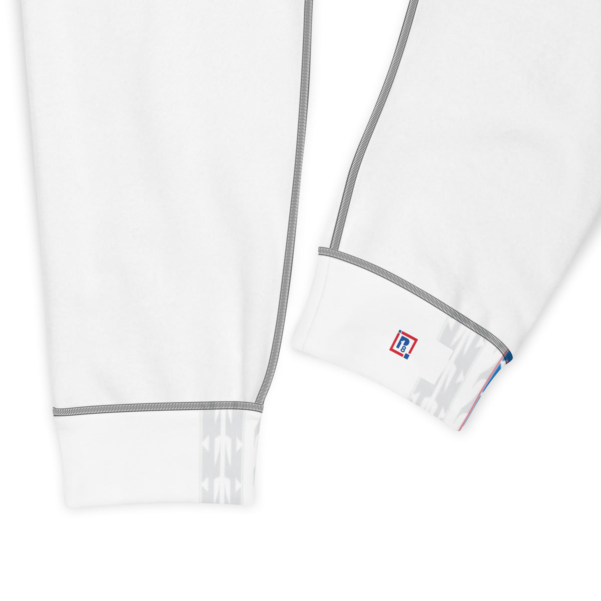 Women’s White Joggers with Side Detail