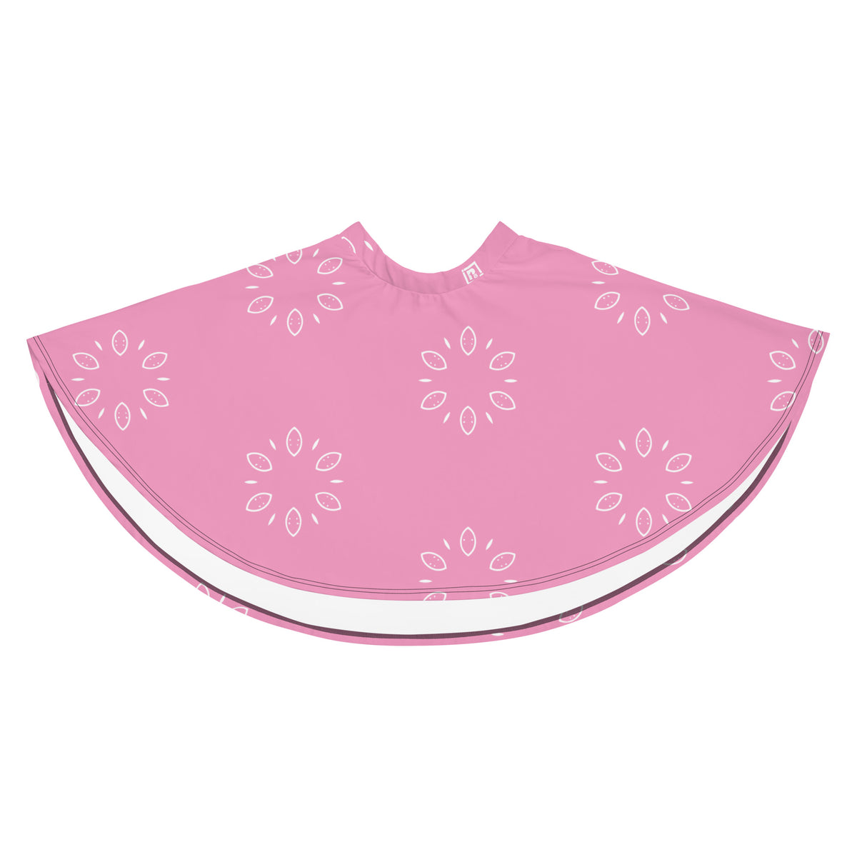 Women's Pink Floral Print Skirt