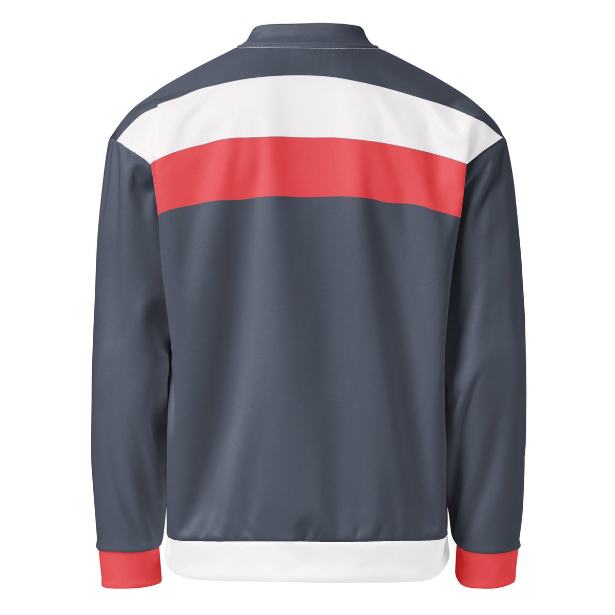 Full Sleeve Color Block Polyester Bomber Jacket