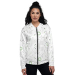 Women's Abstract Pattern Bomber Jacket