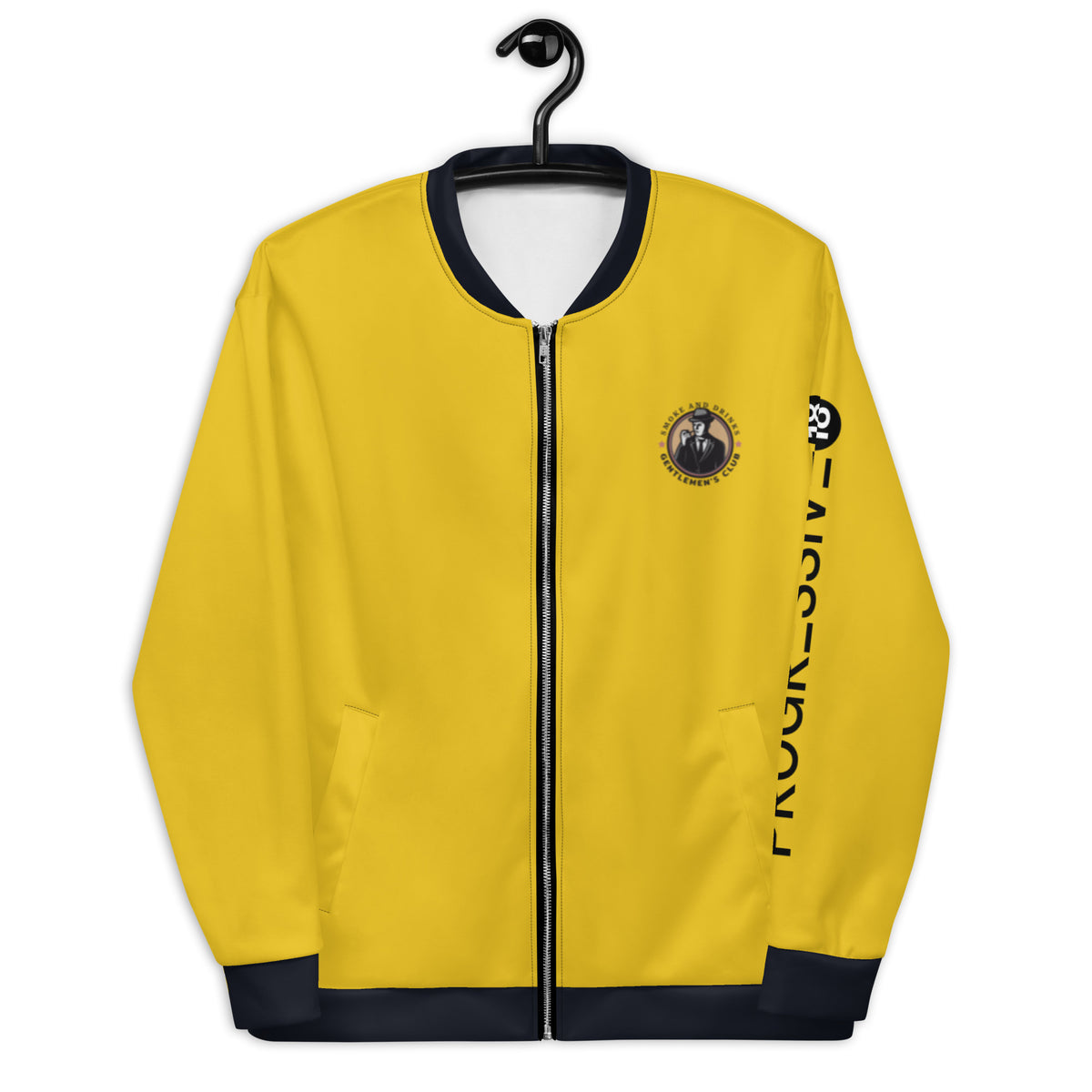 Men’s Bold Yellow Bomber Jacket