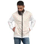 Men's Full Sleeve Floral Print Bomber Jacket