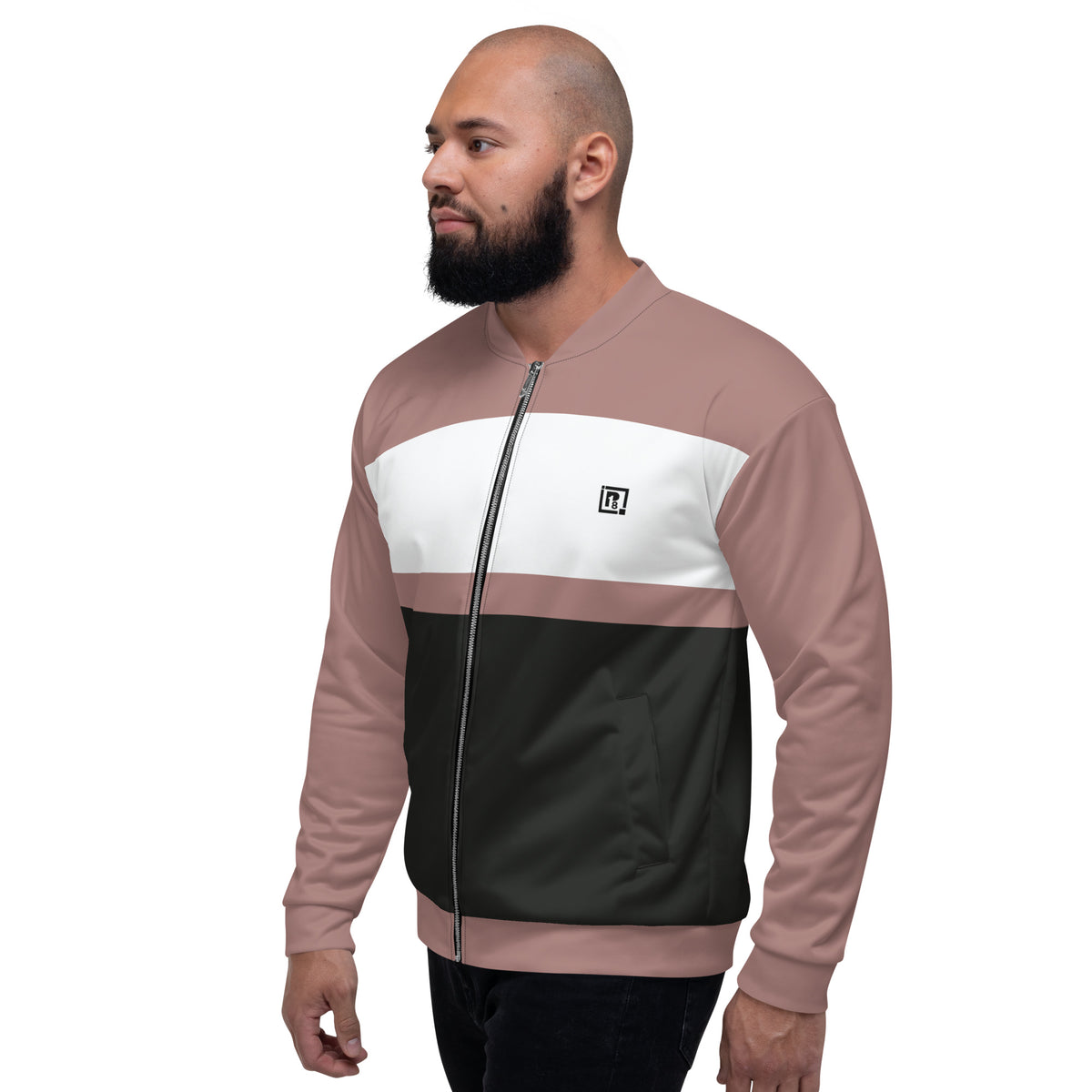 Men's Full Sleeve Multicolor Print Bomber Jacket