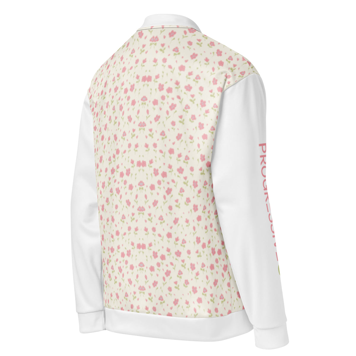 Men's Full Sleeve Floral Print Bomber Jacket