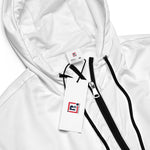 Women's White Cropped Windbreaker Jacket