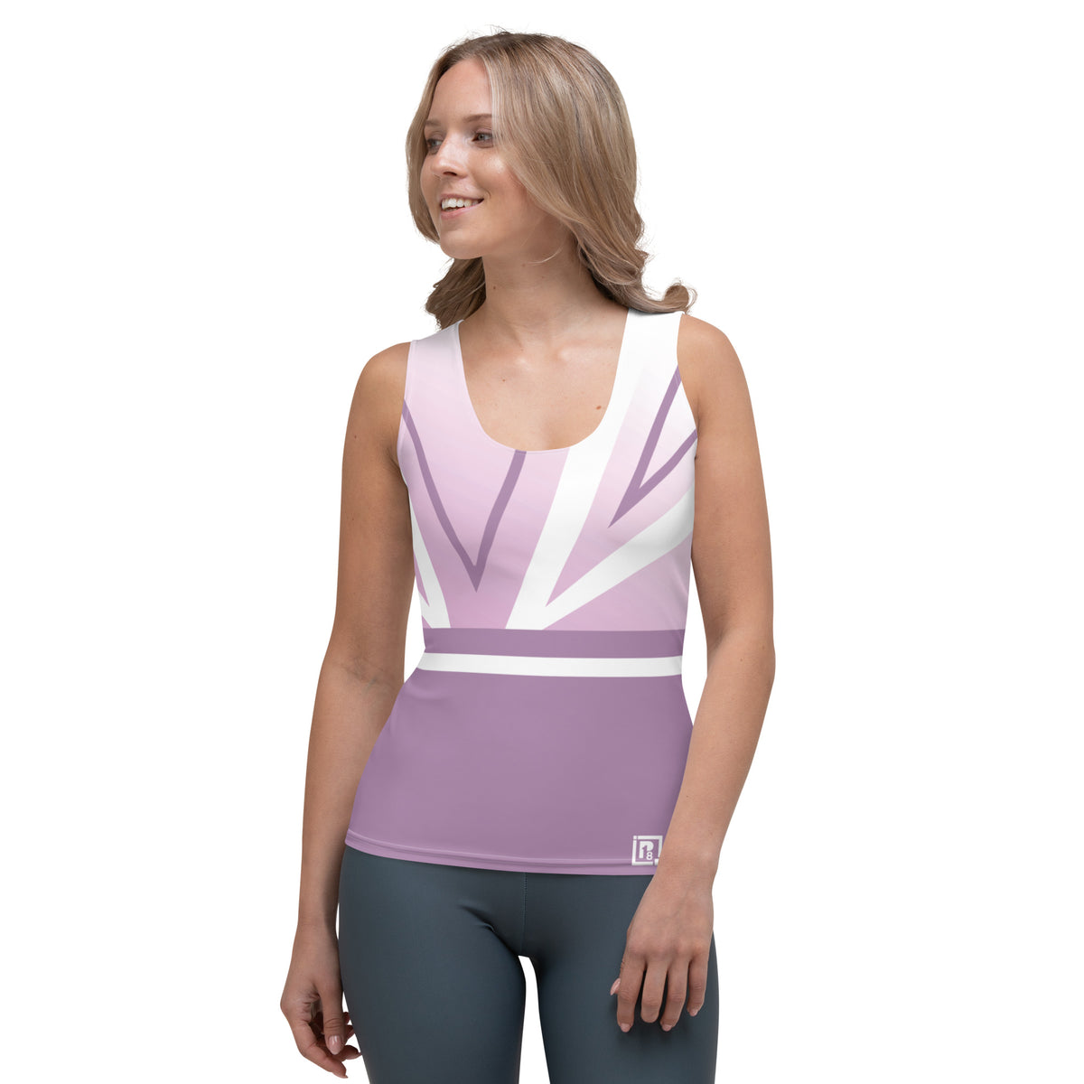 Women's Geometric Print Sleeveless Tank Top – Stylish & Performance-Ready