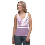 Women's Geometric Print Sleeveless Tank Top – Stylish & Performance-Ready