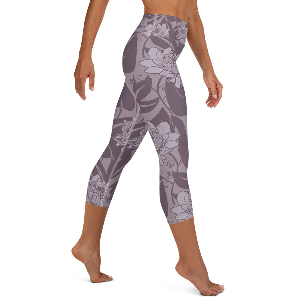 Women’s Floral Print Capri Leggings
