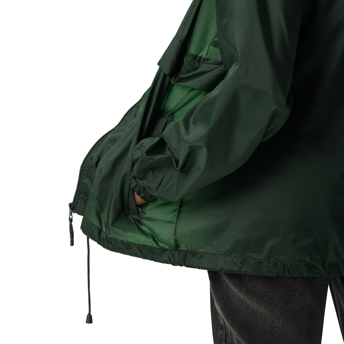 Men’s Dark Green Windbreaker Jacket