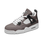 Men's Taupe Gray High-Top Sneakers