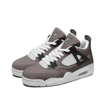 Men's Taupe Gray High-Top Sneakers