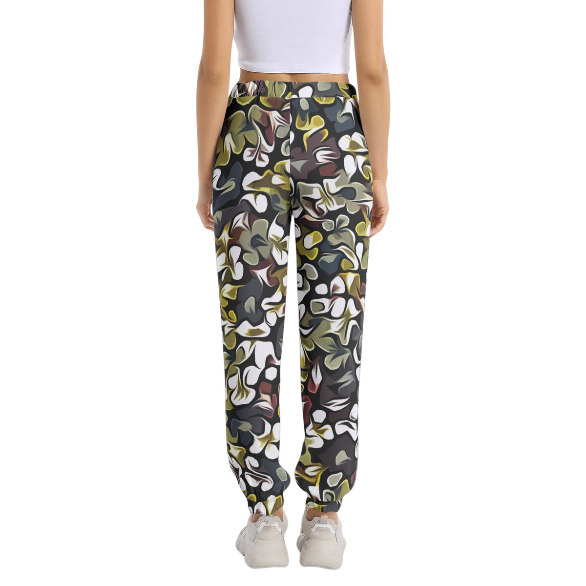 Elastic Waist Tapered Sweatpant