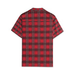 Men’s Red & Black Checkered Short Sleeve Shirt
