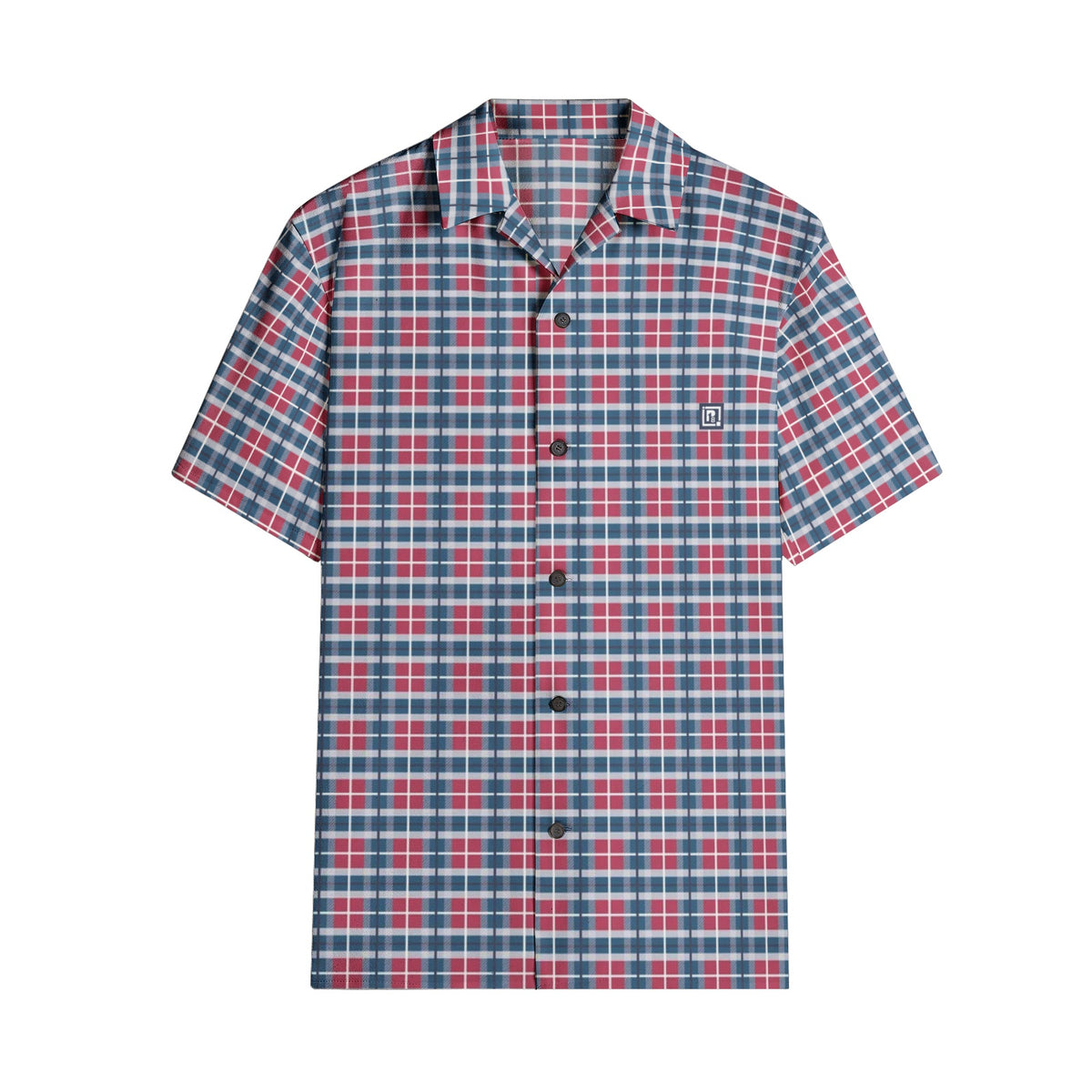 Men's Checkered Short Sleeve Shirt
