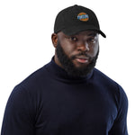 Portland Embroidered Black Dad Cap