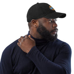 Portland Embroidered Black Dad Cap