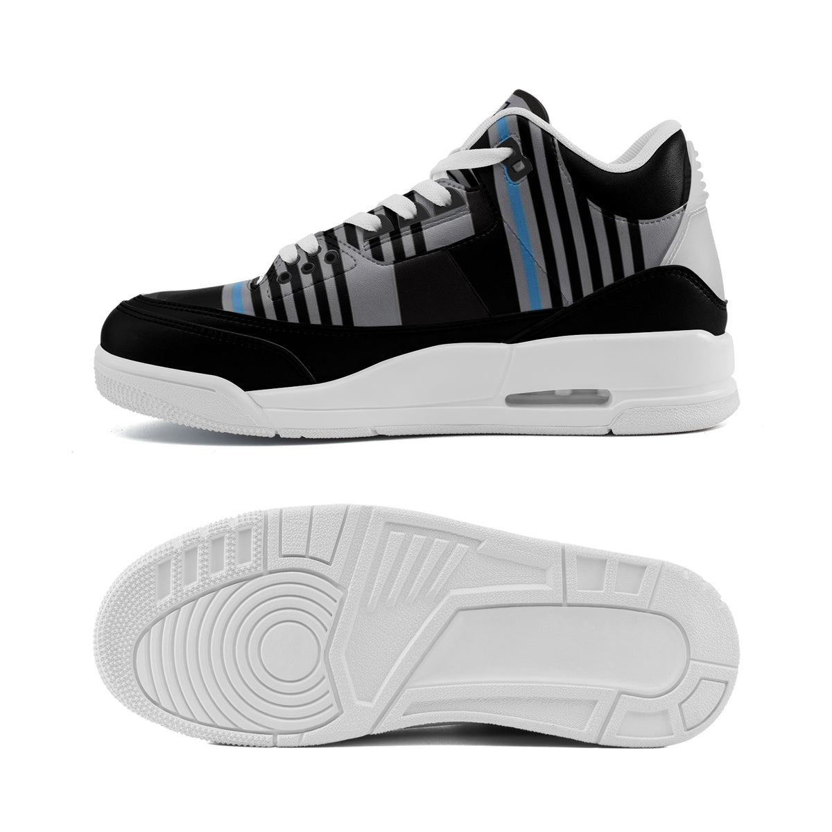 Unisex Non Slip Sneakers Lace Up Fashion Shoes