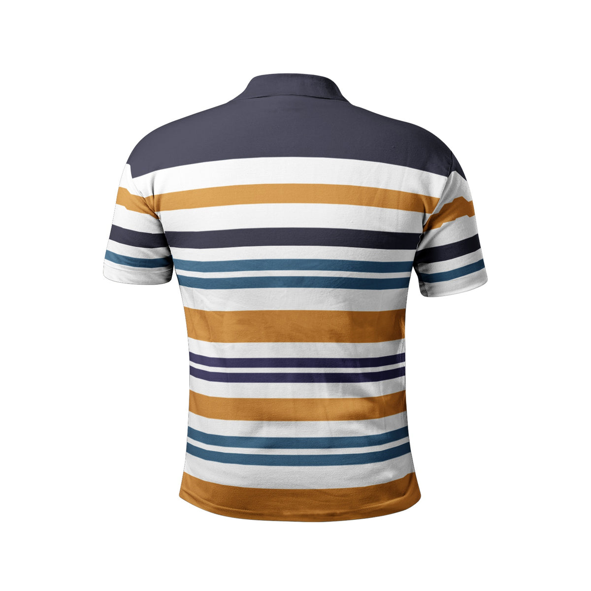 Men’s Multi-Striped Polo T-Shirt