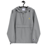 Men’s Light Gray Hooded Windbreaker