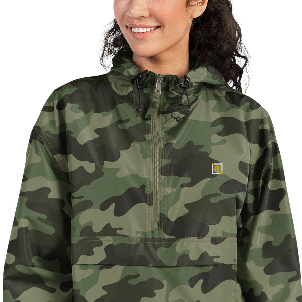 Women's Camo Windbreaker Jacket