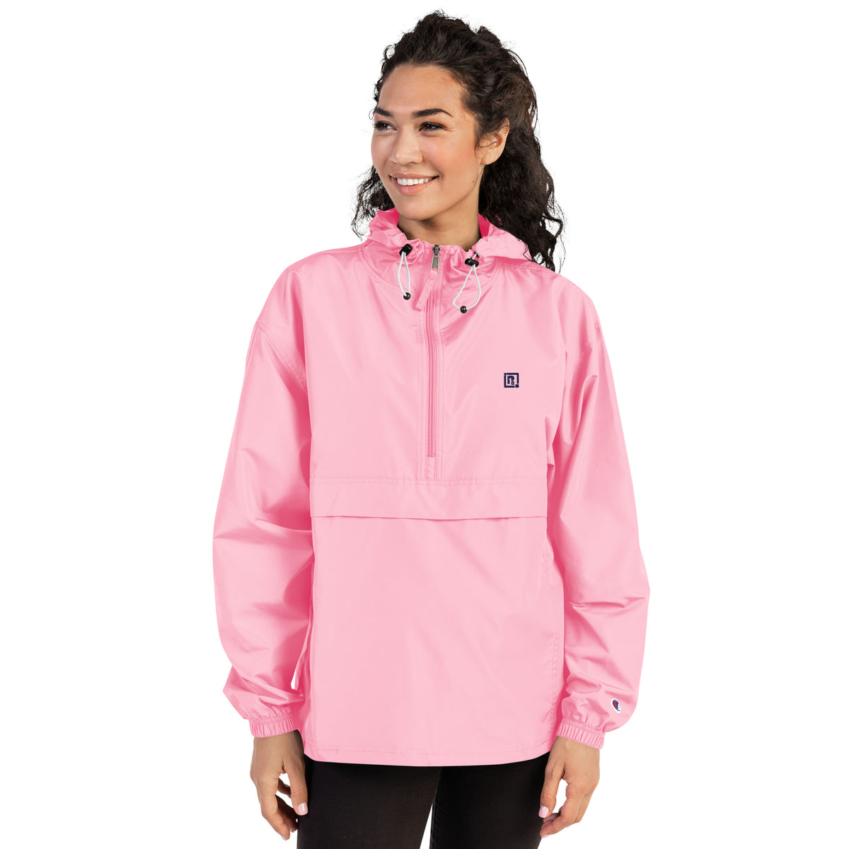 Women's Lightweight Pink Windbreaker Jacket