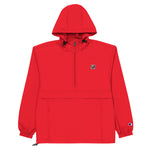Women's Red Windbreaker Jacket