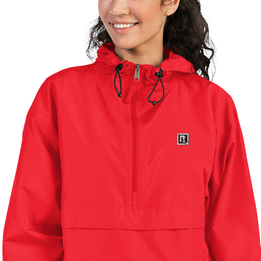 Women's Red Windbreaker Jacket