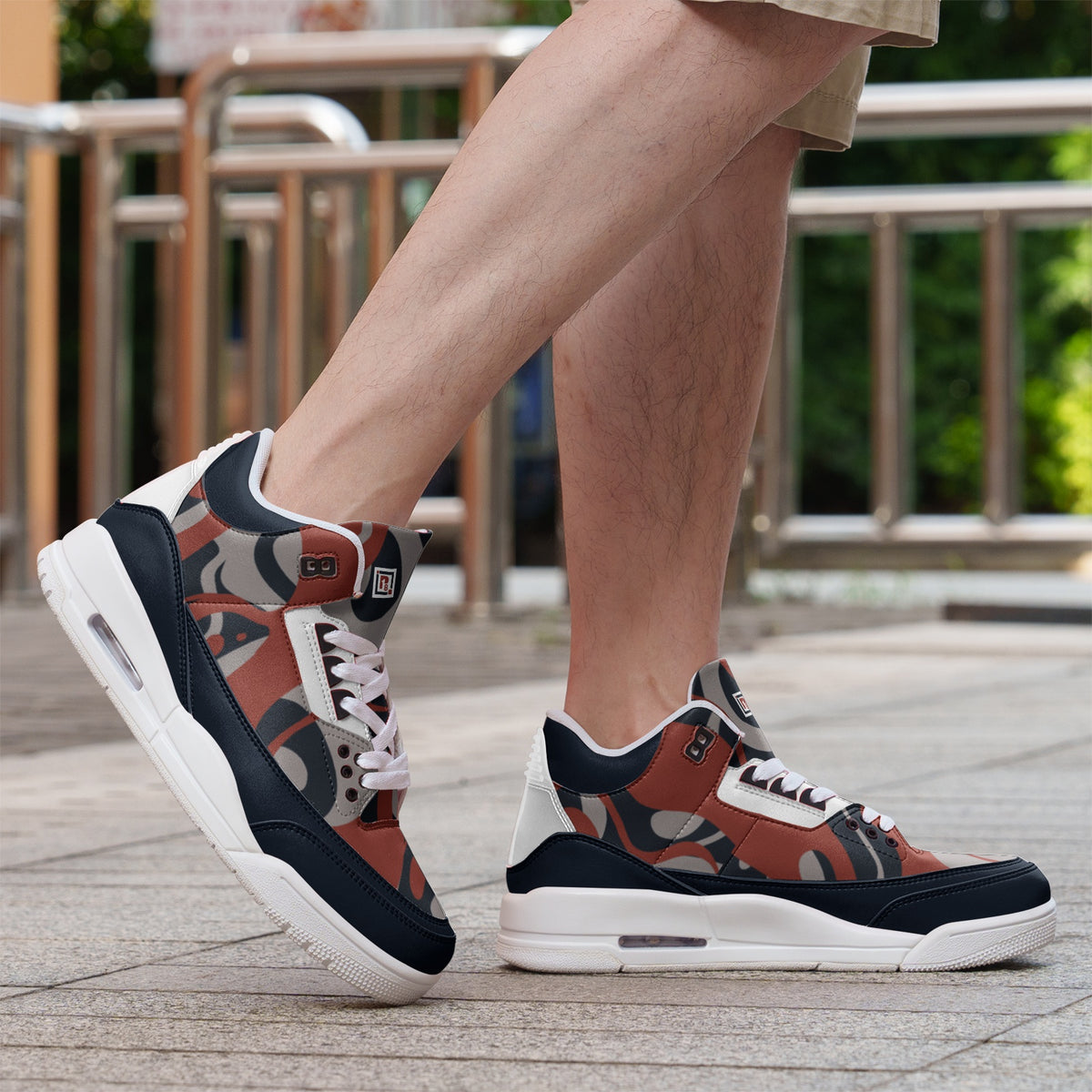 Unisex Non Slip Sneakers Lace Up Fashion Shoes