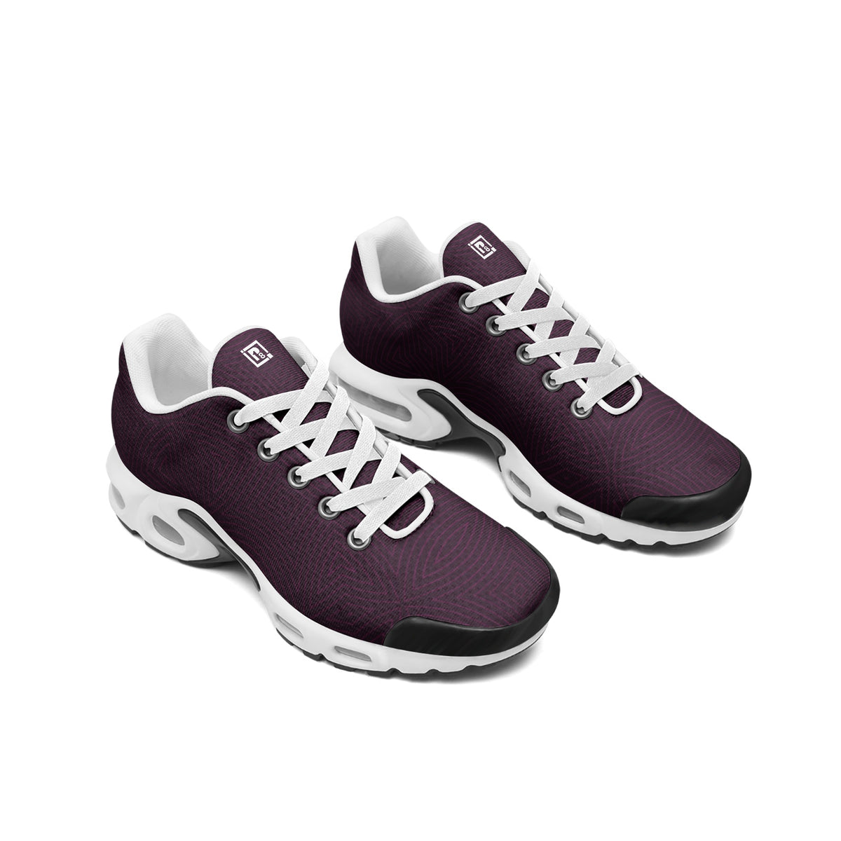 Men’s Dark Plum Athletic Sneakers