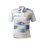 Men’s Abstract Print Polo T-Shirt