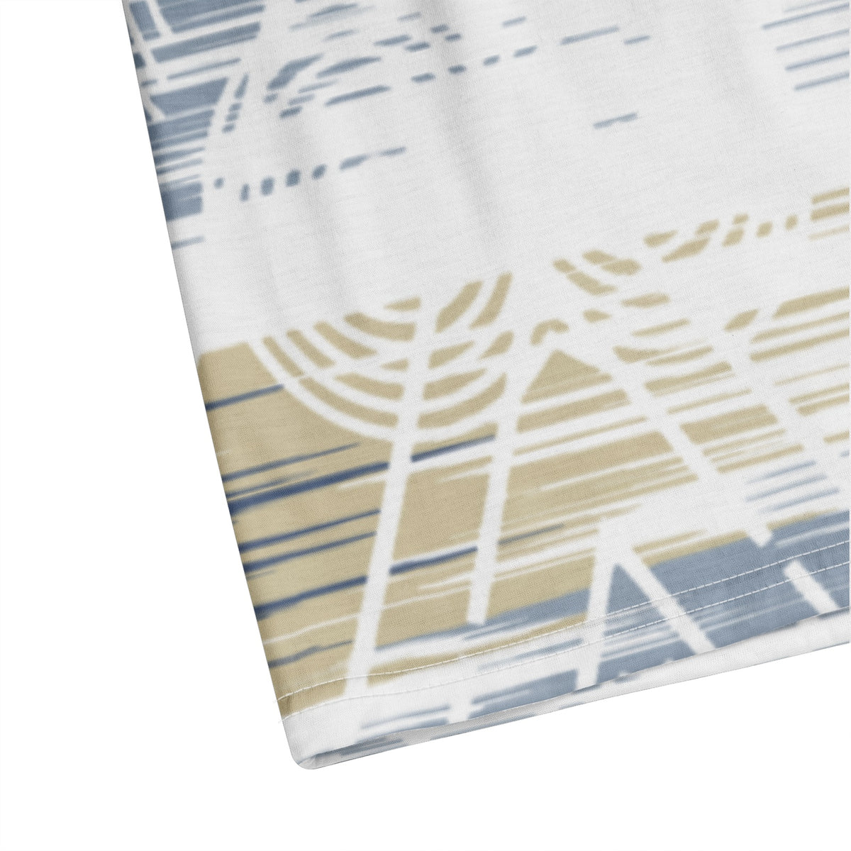 Men’s Abstract Print Polo T-Shirt