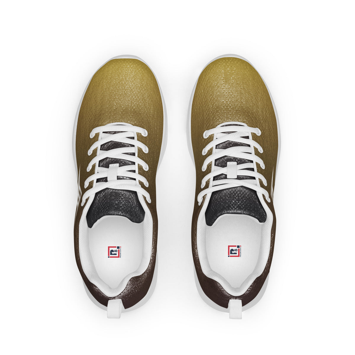 Men’s Gold-Brown Gradient Sneakers