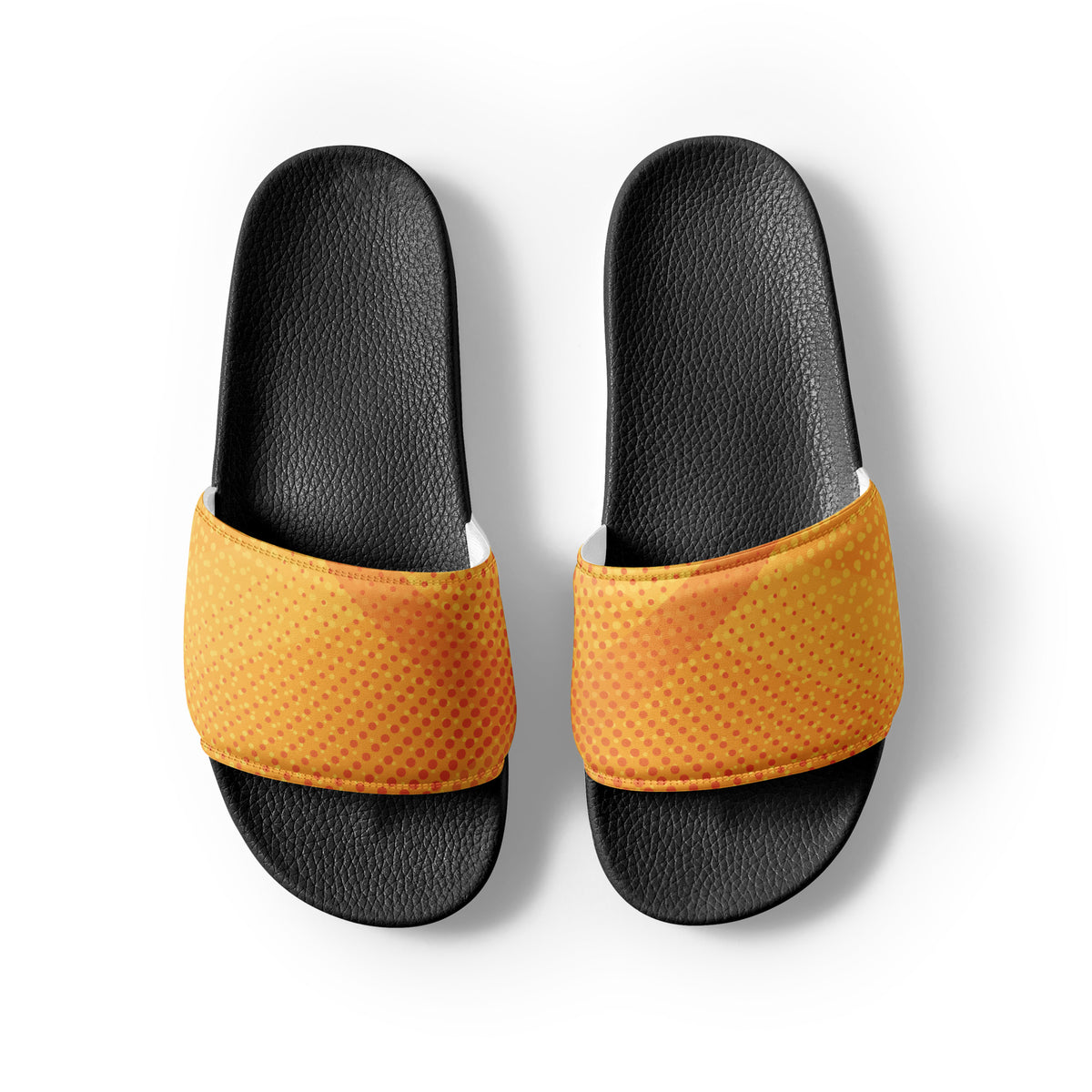 Men's Yellow Gradient Slide Sandals