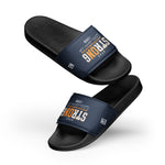 Men's "Stay Strong" Navy Slide Sandals