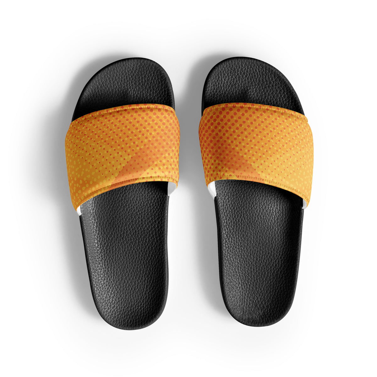 Men's Yellow Gradient Slide Sandals